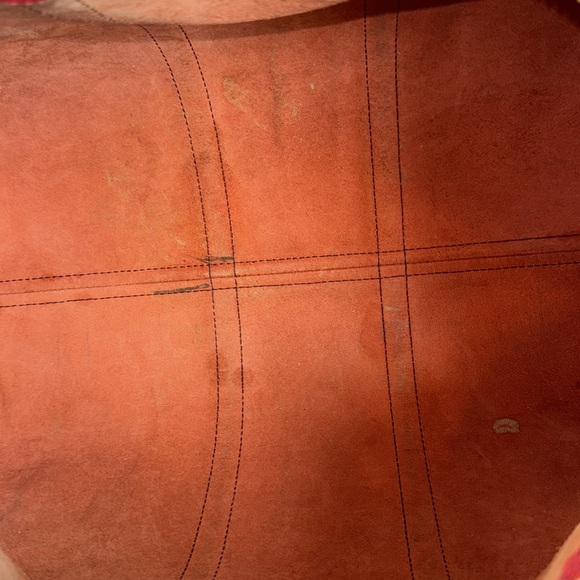 Louis Vuitton EPI Leather Keepall 50 Castilian Red w/ Luggage tag & Poingnat COA - Picture 14 of 16